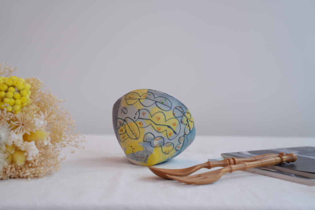 Hamasaka Naoko 浜坂尚子  Hand Painted Bowl - HN03 #3