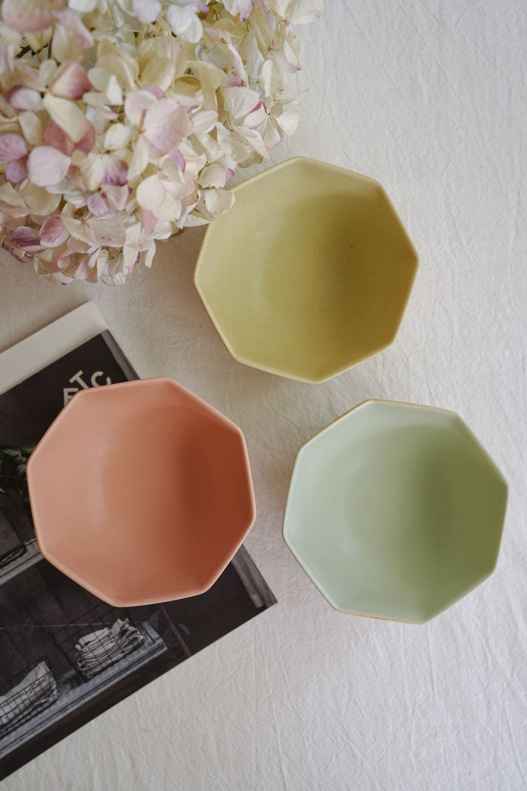 SAKUZAN Hakkaku Octagonal Bowls - M