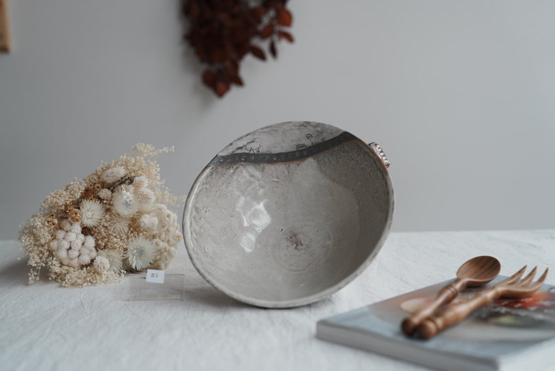 Akemi Suzuki 鈴木明美 - Red Car Ramen Bowl - 18cm AS14a