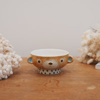 Tomoko Kubo コンガリ舍 Animal Face Bowl TK26