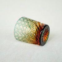 Harisho Yamada Glass - 漣-sazanami Whiskey Crystal Glass - Green