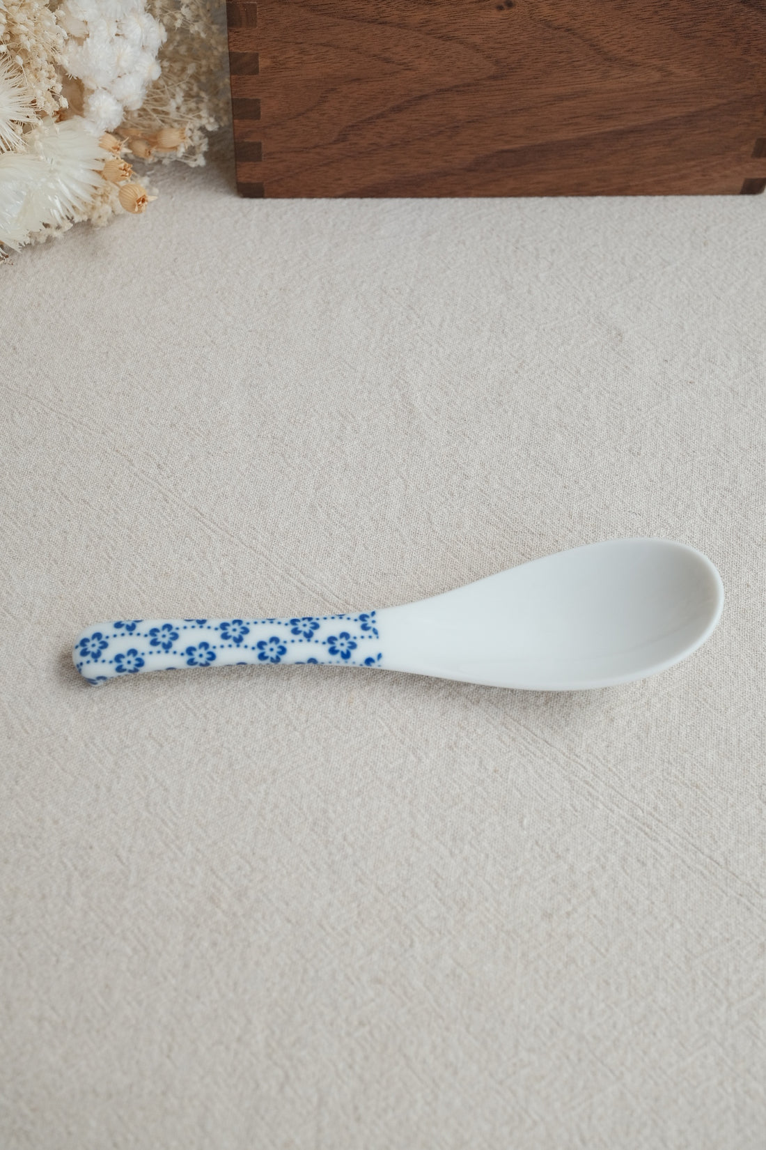 Japanese Ceramic Soup Spoon