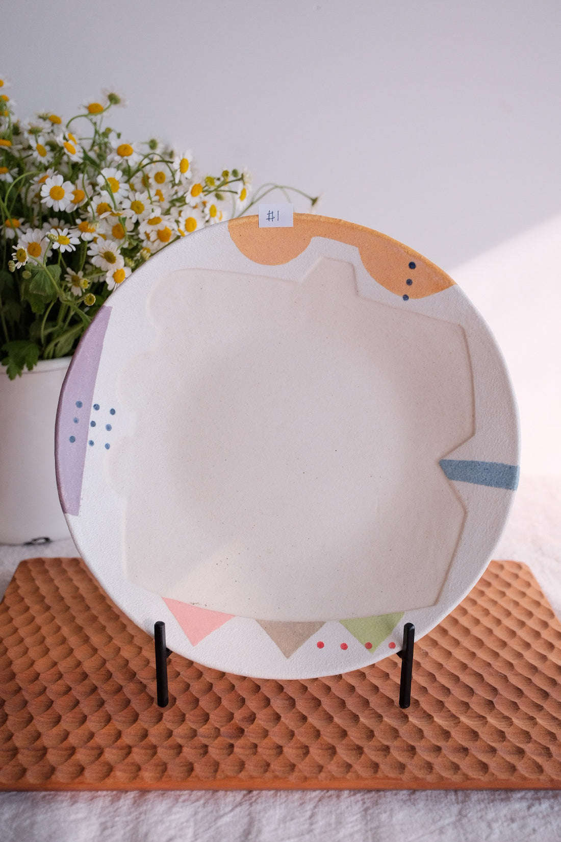 Hacorie 石丸和美 Round Plate - Geometry HC18