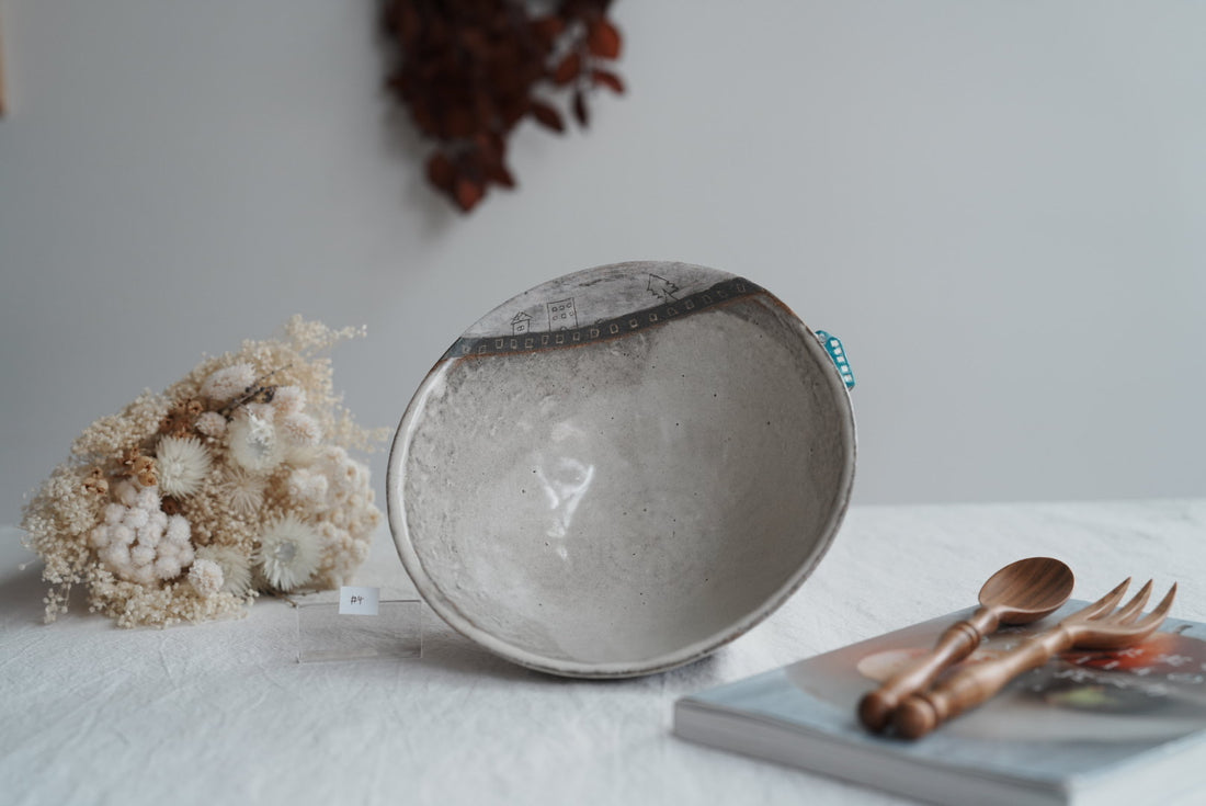 Akemi Suzuki 鈴木明美 - Blue Car Ramen Bowl - 18cm AS14b