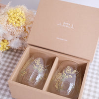 Toyo Sasaki Pair of Tumblers 400ml Acacia Design