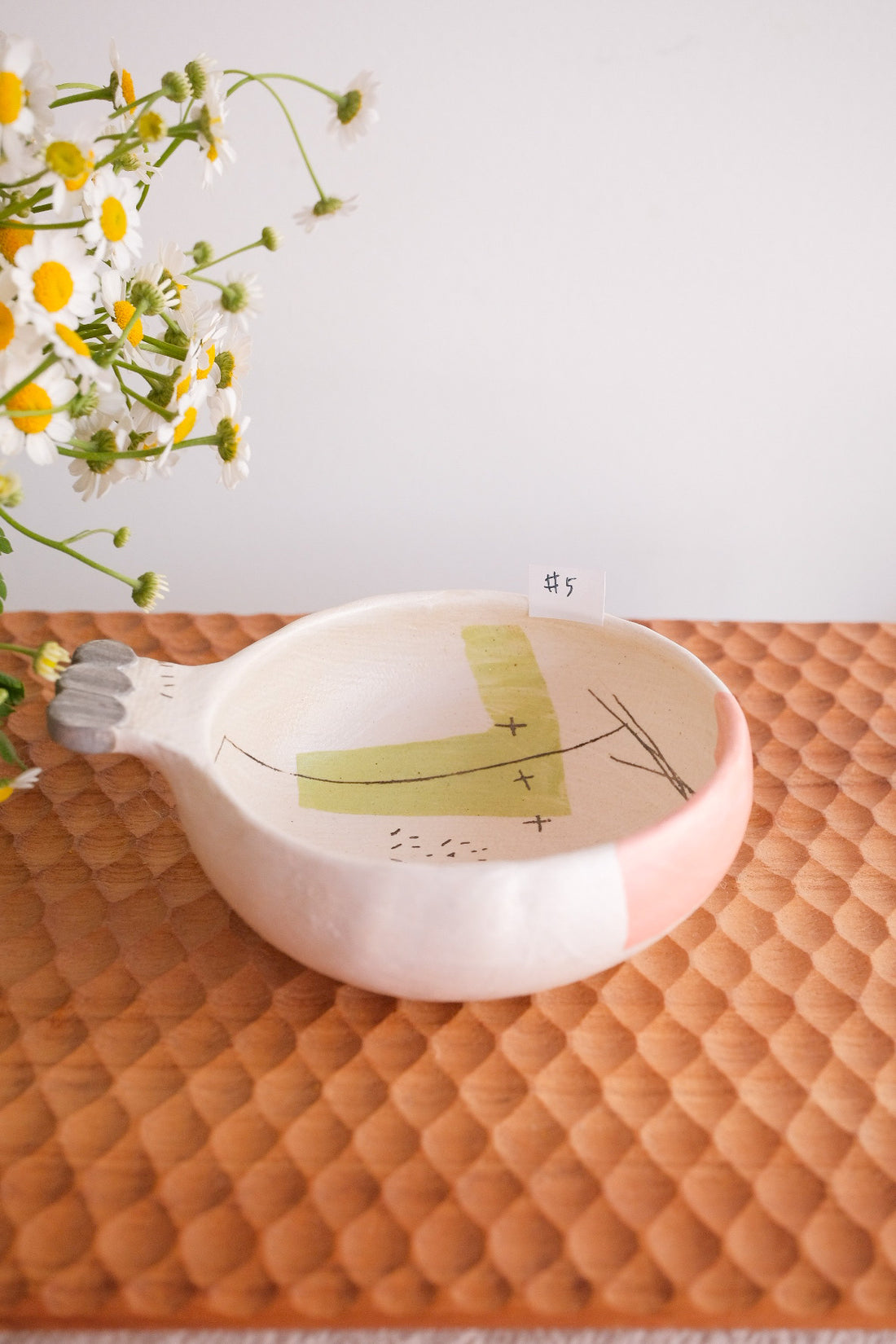Hacorie 石丸和美 Bowl With Handle - Geometry HC05