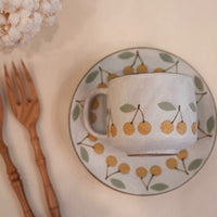 Kei Mitsumochi ミツ持啓 Yellow Cherry Mug KM51