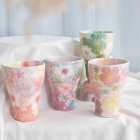 Seto Ware Flower Coke Cup
