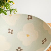 Makiko Okizawa 冲澤真纪子- White Flower Medium Bowl MA11