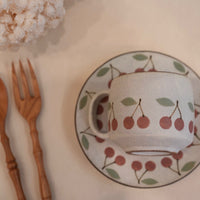 Kei Mitsumochi ミツ持啓 Red Cherry Mug KM50