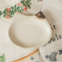 Mashiko Pottery Yoshizawa Neko Mini Dish