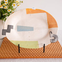 Hacorie 石丸和美 Oval Plate - Irregular Shape HC08