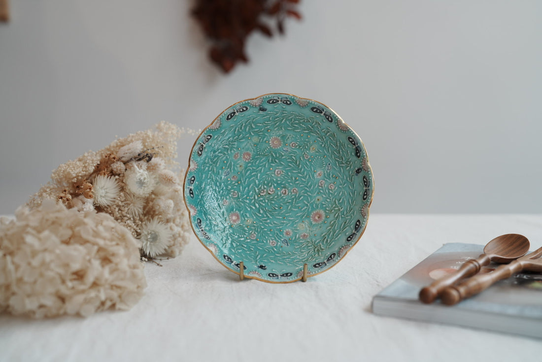 Kimiko Yamamoto 山本貴美子 - 16.5cm Round Plate KY06