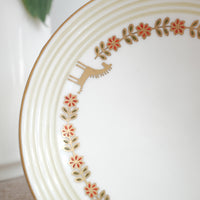 Natsumi Iino 飯野夏實 Gold Decor Small Plate - Horse NI005a