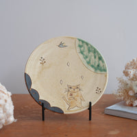 Shoko Hirano 平野照子 Cat Large Plate SR13 #3