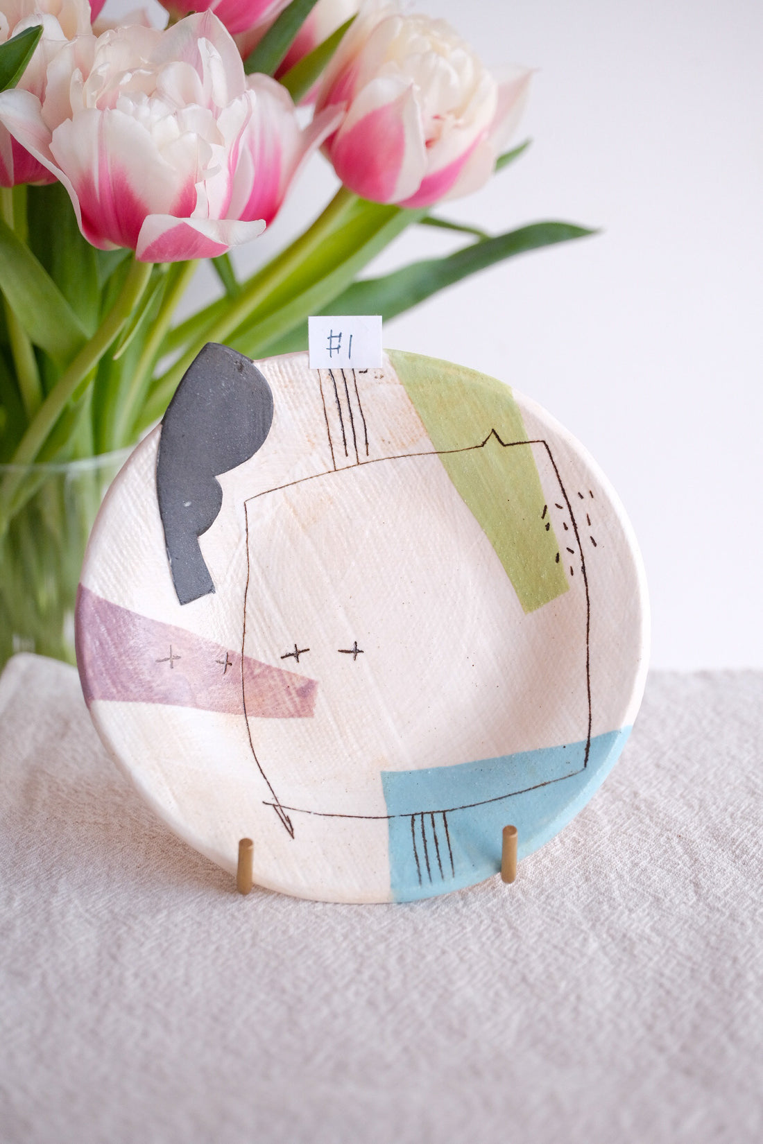 Hacorie 石丸和美 Mug with Saucer - Irregular Shape HC24