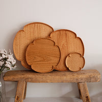 Kazunori Takatsuka 高塚和則 Flower Plate Cherry Wood Medium KU08