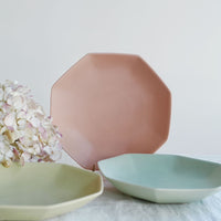 SAKUZAN Hakkaku Octagonal Plates - L