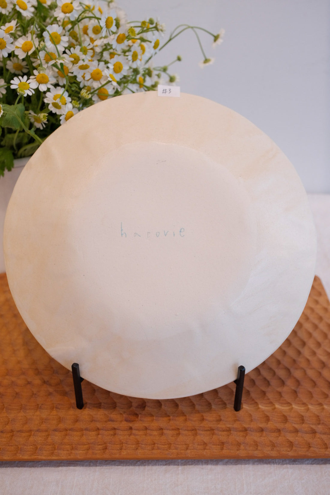 Hacorie 石丸和美 Round Plate - Stamp HC15