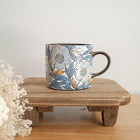 Cool Banana Black Pottery with Gold Detailing Mug with Lid