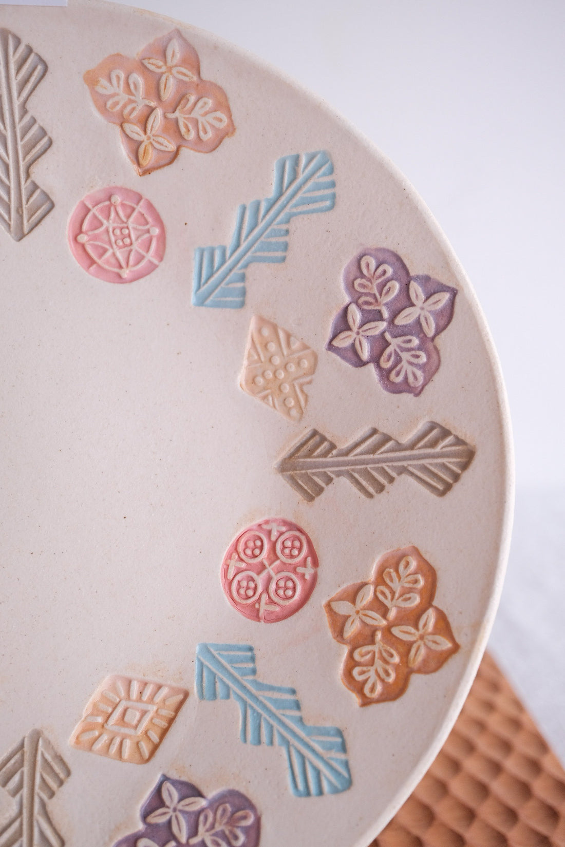 Hacorie 石丸和美 Round Plate - Stamp HC15