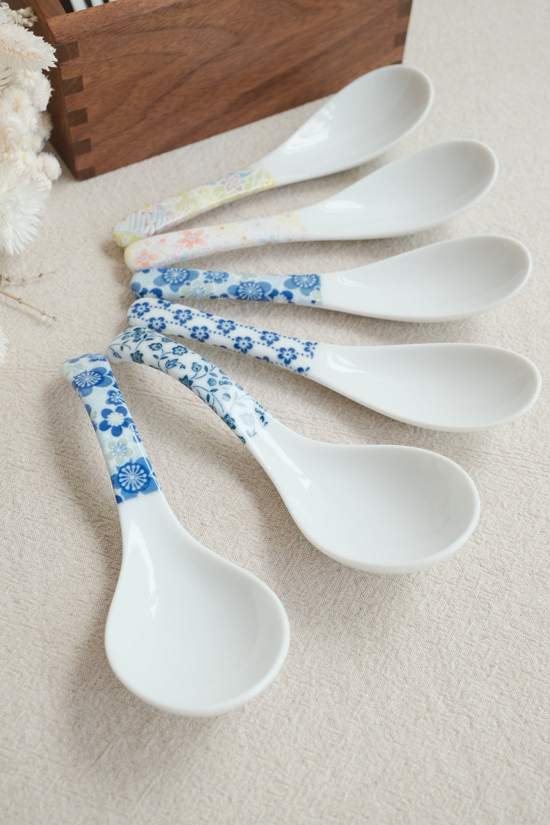 Japanese Ceramic Soup Spoon