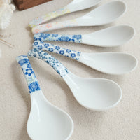 Japanese Ceramic Soup Spoon