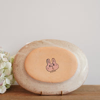 Tomotaro 岡村友太郎 - Rabbit Oval Plate #2