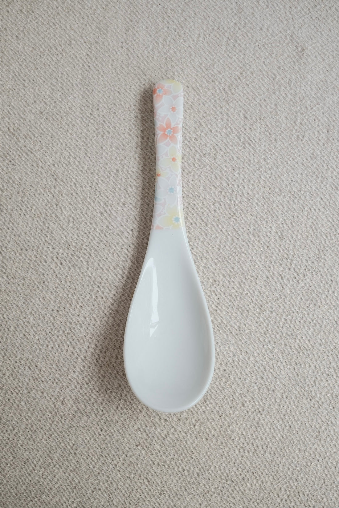 Japanese Ceramic Soup Spoon