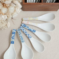 Japanese Ceramic Soup Spoon