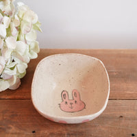 Tomotaro 岡村友太郎 - Rabbit Square Bowl