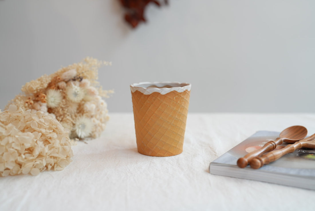 TAMA10- Waffle Cone Free Cup- Vanilla TA02