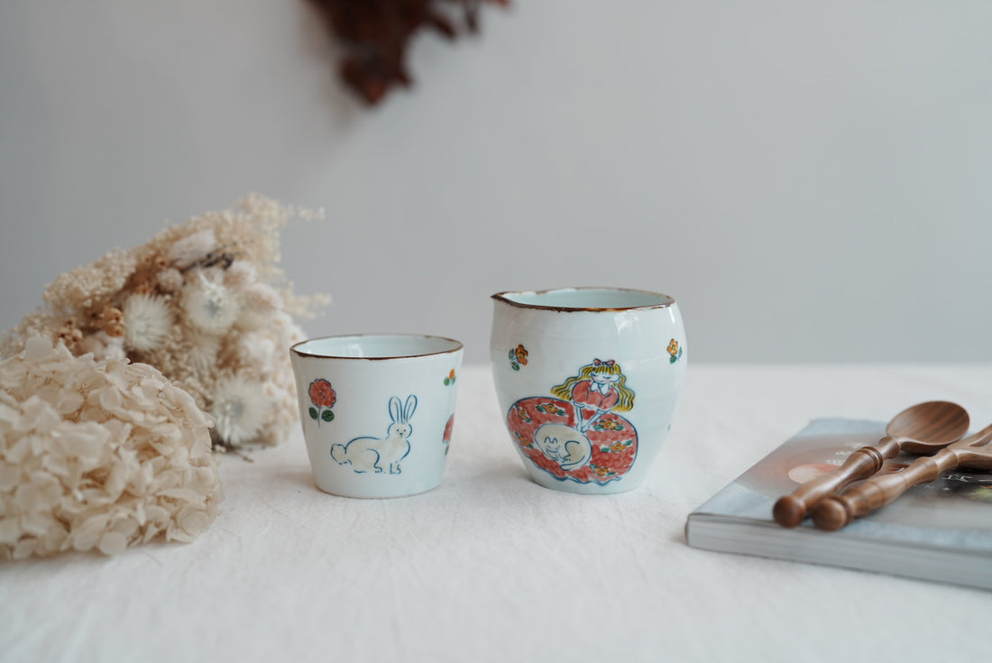 TATA Pottery Studio 田中大輝 & 田边桂- Porcelain Mini Jug TP16 #2