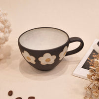 Kei Mitsumochi ミツ持啓 Flower Mug - Black KM56