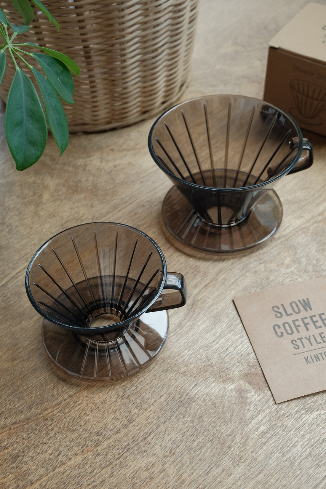 KINTO SCS Plastic Brewer Clear Grey