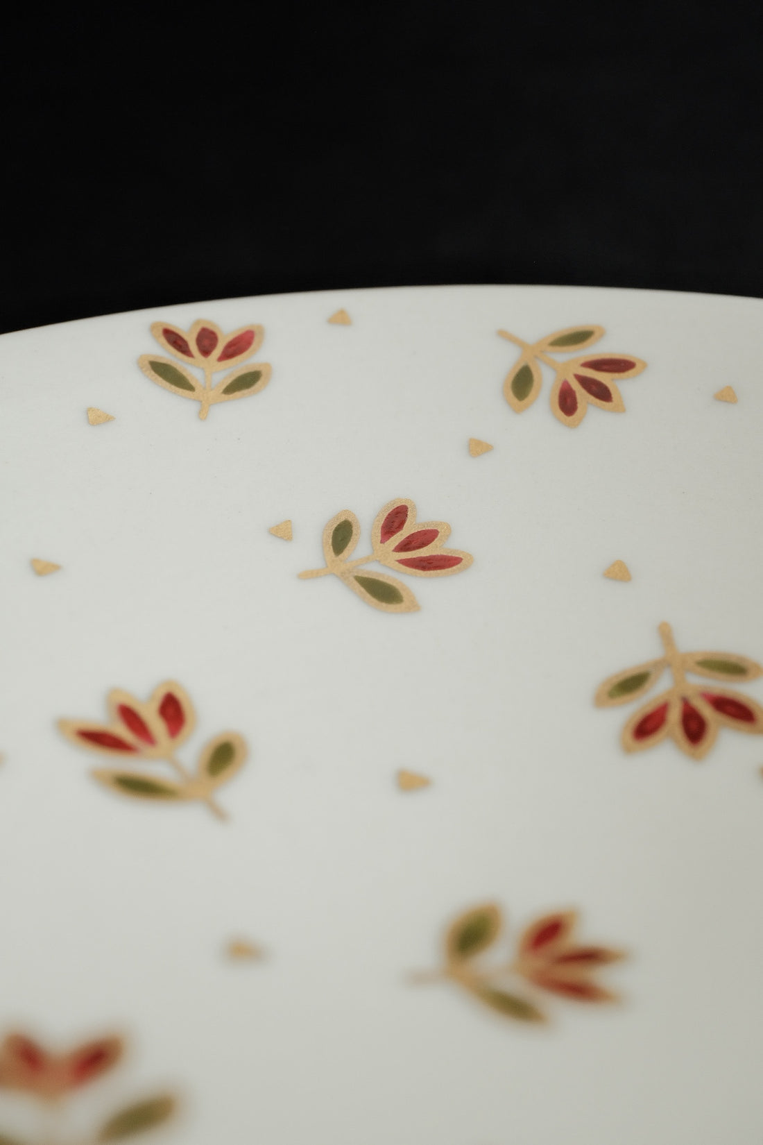 Natsumi Iino 飯野夏實 Gold Decor Small Plate - Small Flower NI002c