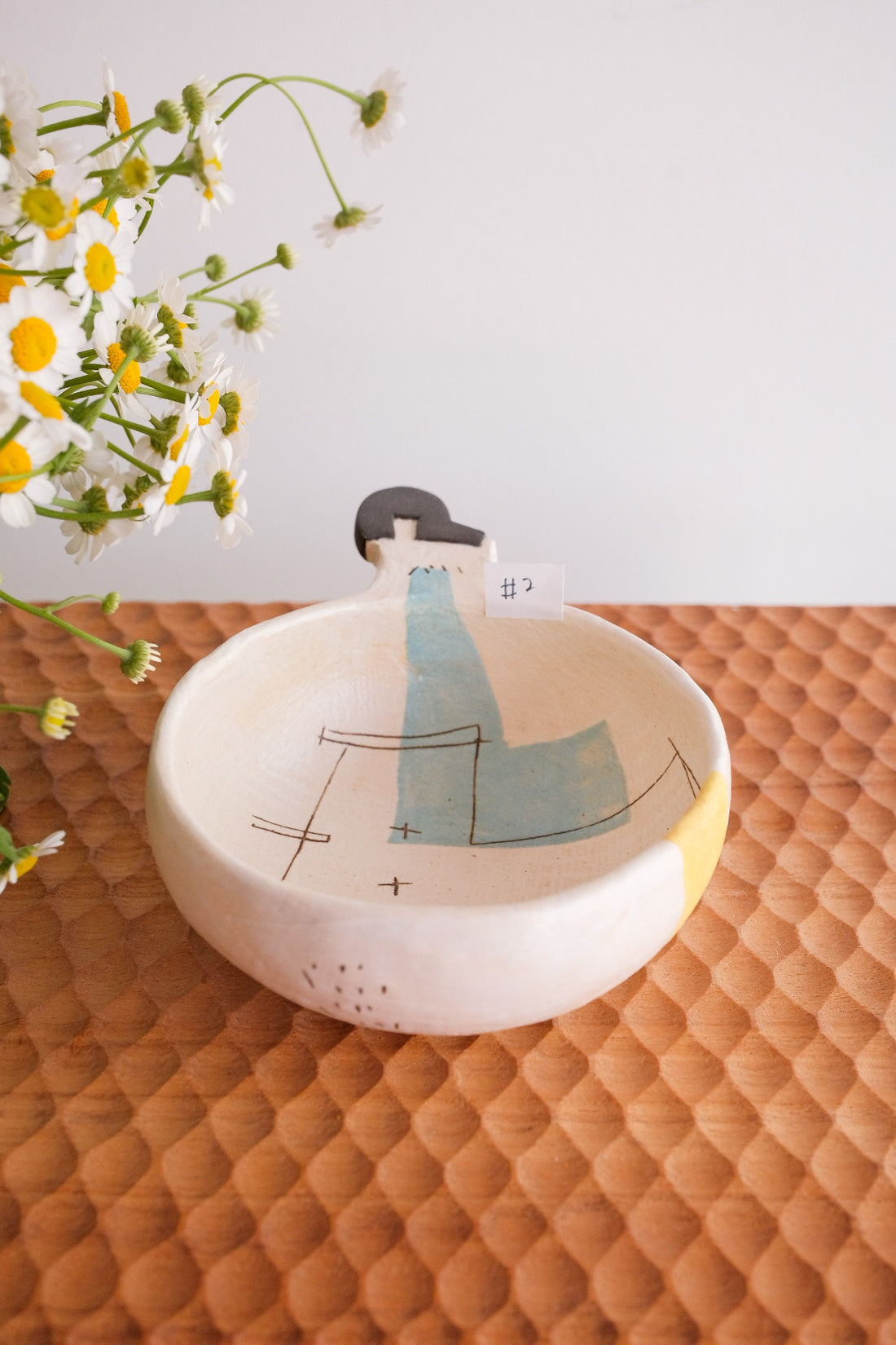 Hacorie 石丸和美 Bowl With Handle - Geometry HC05