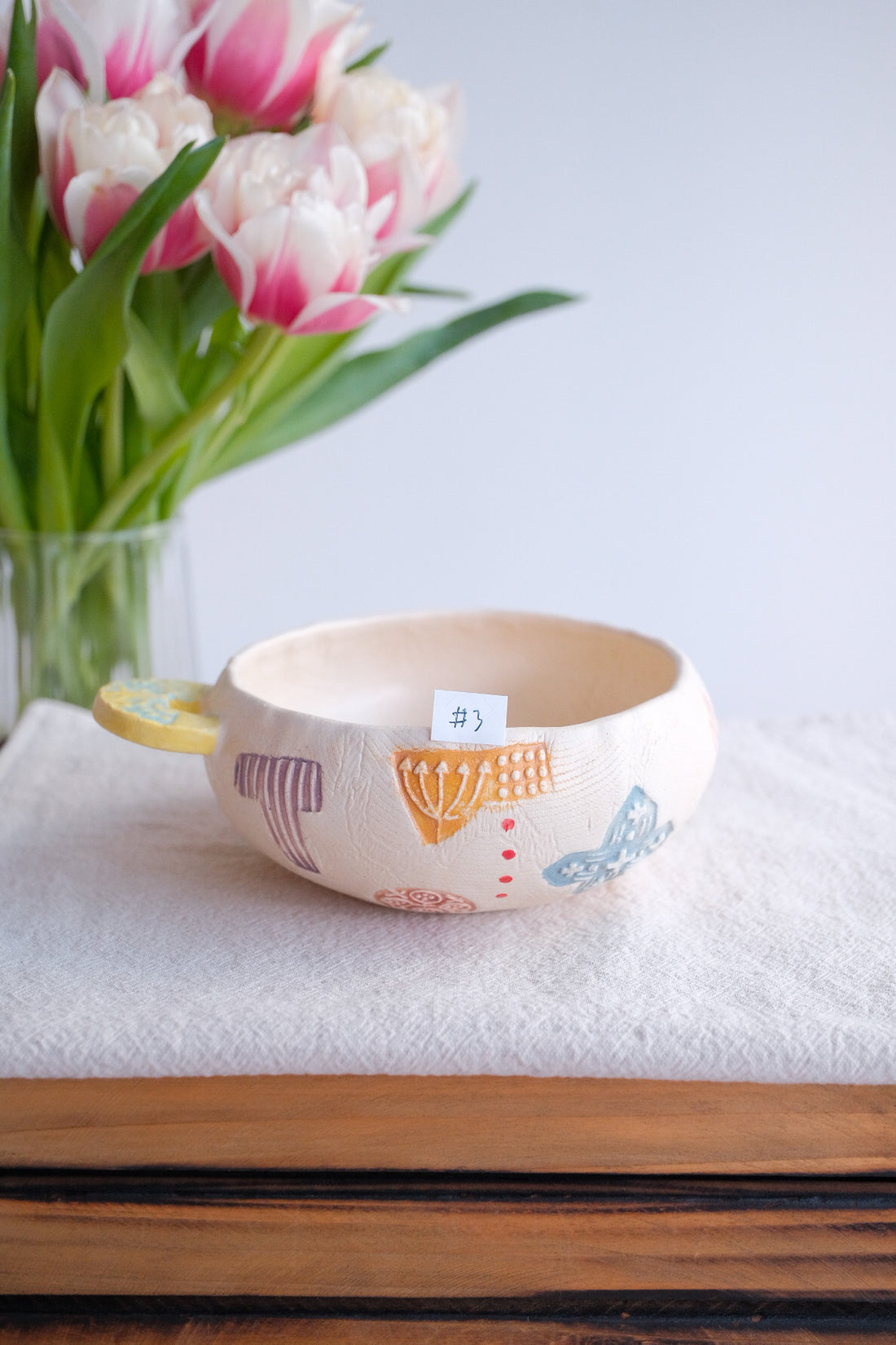 Hacorie 石丸和美 Bowl with Handle - Stamp HC20