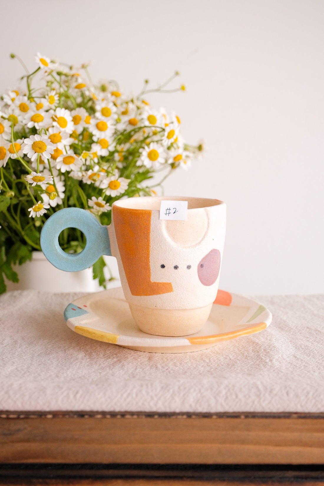 Hacorie 石丸和美 Mug with Saucer Set - Geometry HC11