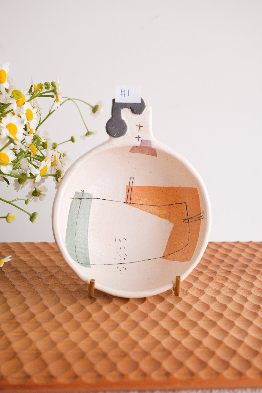 Hacorie 石丸和美 Bowl With Handle - Geometry HC05