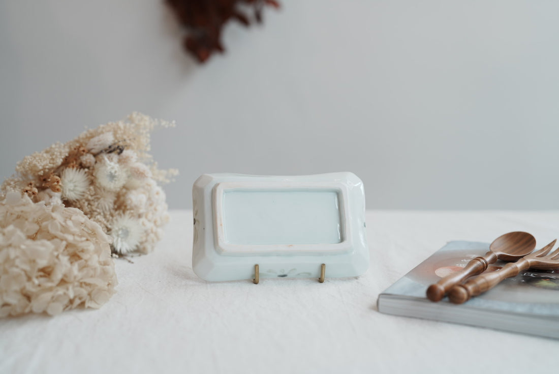 TATA Pottery Studio 田中大輝 & 田边桂- Porcelain Rectangle Plate TP11 #3