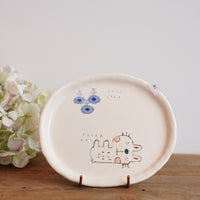 Aya Furusawa 古澤彩- Oval Plate AF07-5