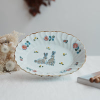 TATA Pottery Studio 田中大輝 & 田边桂- Porcelain Oval Bowl - Medium TP09 #5