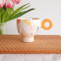 Hacorie 石丸和美 Footed Mug - Geometry HC04