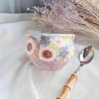 Seto Ware Flower Small Bowl