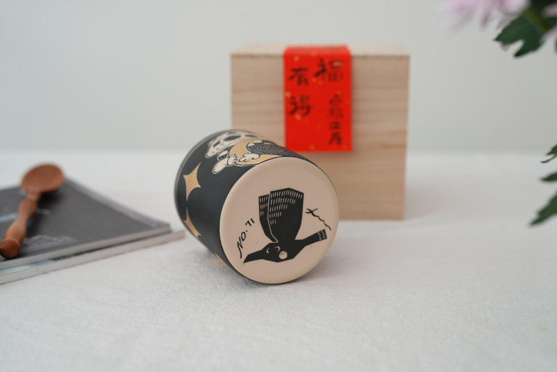 Shirogarasu Studio Chinese Zodiac Limited Edition - Snake Cup with Stars