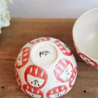 Tomotaro 岡村友太郎 - Daruma Small Rice Bowl