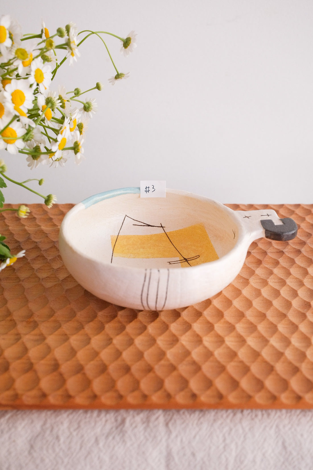 Hacorie 石丸和美 Bowl With Handle - Geometry HC05