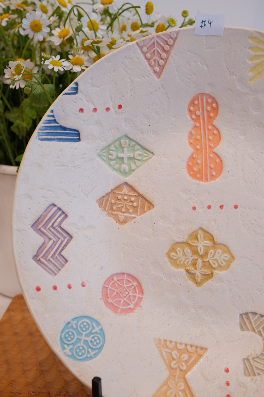 Hacorie 石丸和美 Round Plate - Stamp HC15