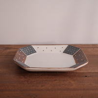 Emishi Kobo 池田匡優&美弥子 - Wide Octagon Plate Small EK05